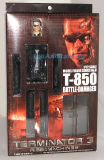 Terminator 3 T 850 Battle Damaged Figure 1/12   RARE  