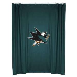  San Jose Sharks Bathroom Shower Curtain