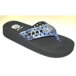  Yellow Box Maida Sandals (Navy) (size6) 