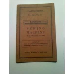   the Imperial Kenmore Rotary Sewing Machine  and Roebuck Books