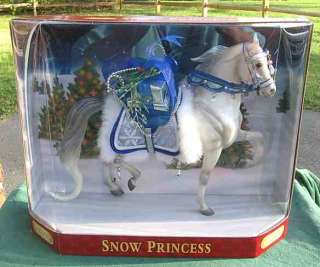   breyer traditional size horse 700106 snow princess holiday horse