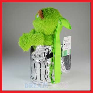 15 Sesame Street Oscar the Grouch Plush Backpack  