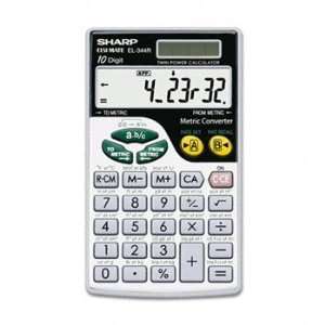  Sharp® EL344RB Metric Conversion Wallet Calculator 