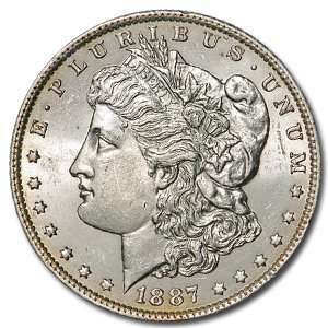 Roll (20) 1887 Morgan Silver Dollar   Brilliant 
