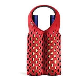  Ski Patrol Fishnet Wine Tote  Double Bottle Kitchen 