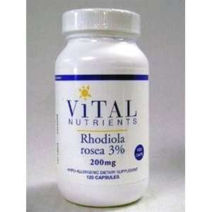  Vital Nutrients Rhodiola Rosea 3% 200mg 120 Capsules 
