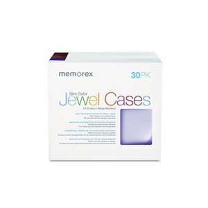  Memorex® MEM 01930 SLIM CD CASE, ASSORTED COLORS, 30/PACK 