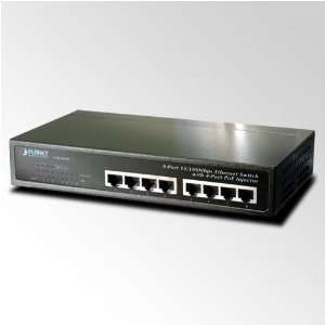  8 Port 10/100Mbps with 4 Port PoE Ethernet Switch 