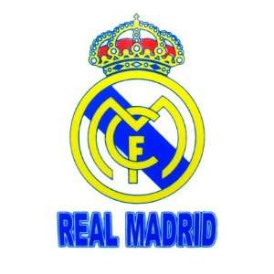  Real Madrid Team Soccer Decal 5x4 in