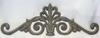 22 Art Nouveau Cast Iron Wall Decor Sculpture Valance  