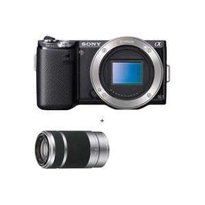   Sony Alpha NEX 5N Camera Body with Sony 55 210mm f/4.5 6.3 OSS Camera