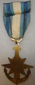 South Vietnamese 1st Style Navy Service Medal  