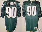 Corey Simon Eagles Custom Green Wilson NFL Jersey New