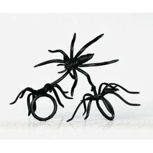  Black Spider Rings (3 Dozen36 Rings) Toys & Games