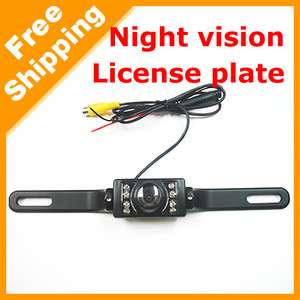 Car Rear Night Vision Camera Licence Plate With Scale  