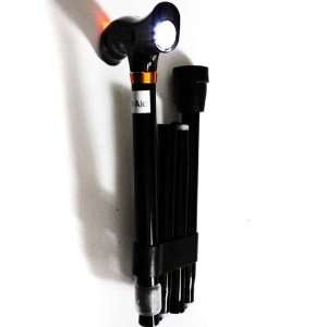  Rechargeable Aluminum Walking Cane with Flashlight and Massage 