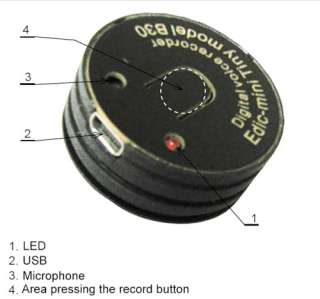   instructions on updating a series of voice recorders Edic mini Tiny
