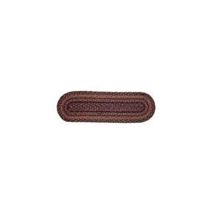  Welcome Jute Stair Tread Braided Oval 8.5x27