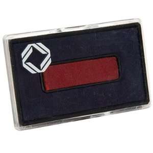 Replacement Stamp Pad for Self Inking Line Daters Stamp, Red/Blue Pad 