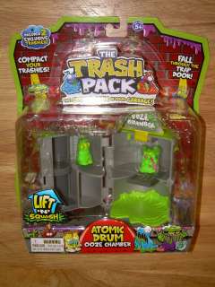   THE TRASH PACK Playset 2 Exclusive Trashies ATOMIC DRUM OOZE CHAMBER