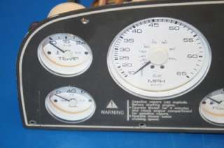 Marine Universal Instrument Gauge Cluster Panel Tachometer Speedmeter 