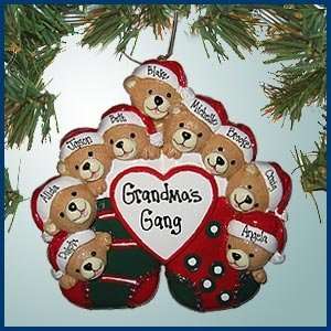  Personalized Christmas Ornaments   Bears by Stockings 