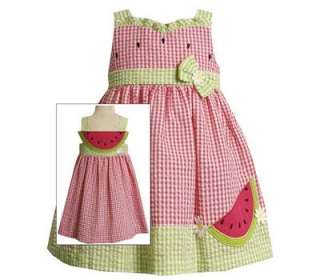 Bonnie Jeans Girls Watermelon Spring Summer Dress 2T  