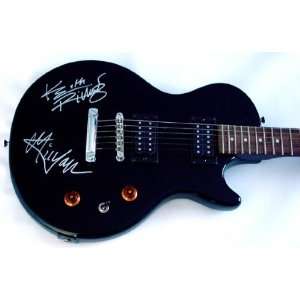  Rolling Stones Autographed Glimmer Twins Signed Gibson 