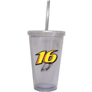  Greg Biffle NASCAR Straw Tumbler Cup