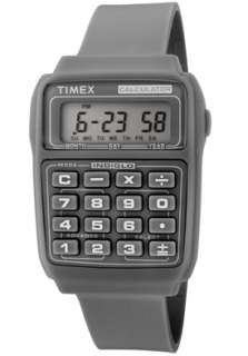 Timex Watch 2N187 Calculator Multifunction Grey Digital Dial Grey 