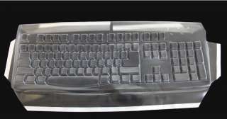 Korean Ivory USB Computer Keyboard & Transparent Cover  