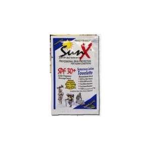  SunX Sunscreen Wipe Single Towlette Beauty