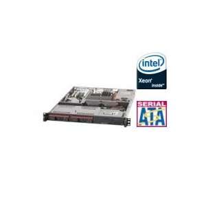  Supermicro Xeon 1U Hot Swap 2 Bays SATA RAID Server 