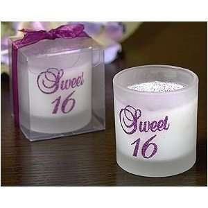  Glitter Sweet Sixteen Candle   Wedding Party Favors