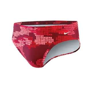 Nike Team Techno Camo Brief   Competitive Swim  TESS0042  