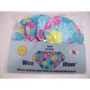  Wee Wave Bikini Bottom with Built in Waterproof Diaper 