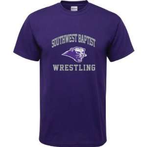   Bearcats Purple Youth Wrestling Arch T Shirt