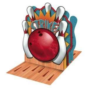   BOWLING Stand Up Party Table Centerpiece 12 5/8 Tall 