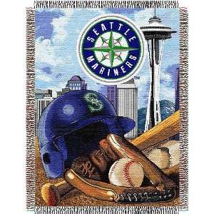  Seattle Mariners Throw   Woven Tapestry