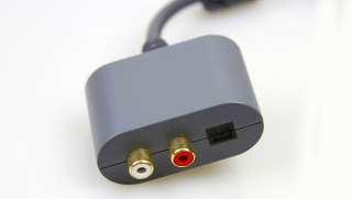 Optical Audio Adapter For XBOX 360 HDMI AV Cable Grey OHIO Fast 