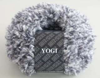 SALE FILATURA Yogi Fluffy Yarn Grey Shades  