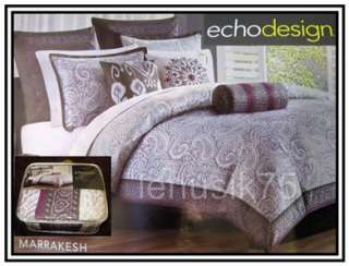 ECHO DESIGN (3PC)Marrakesh Morocco design KING DUVET comforter Cover 