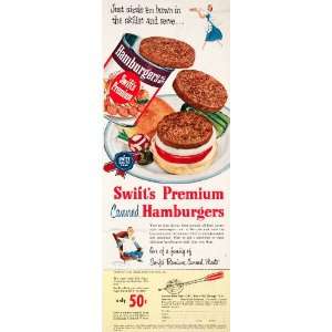   Hamburgers Beef Meat Chicago Sandwich Toasters   Original Print Ad