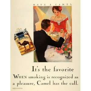  Ad R J Reynolds Tobacco Camel Cigarette Girl Pack Smoking Products 