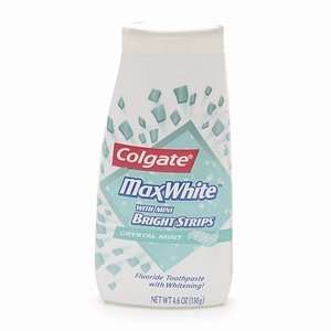   fluoride toothpaste liquid, cool mint with mini bright strips   4.6 oz