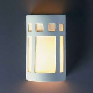 Ambiance Open Top and Bottom Small Prairie Window Wall Sconce Finish 
