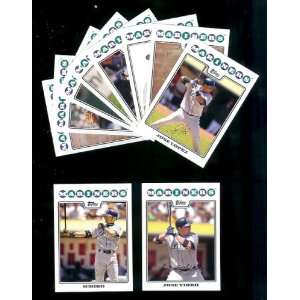 2008 Topps Seattle Mariners Series 1 Team Set of 10 cards 