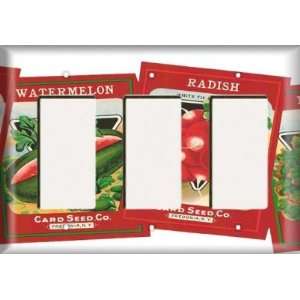   Rocker Plate   Radish / Watermelon Seed Packets