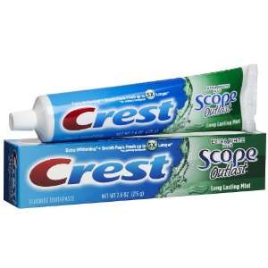  Plus Scope Outlast Toothpaste Mint 7.6 oz
