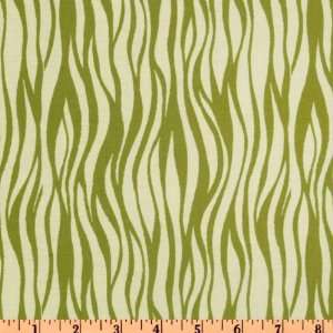 44 Wide Wildwood Collection Zebra Lime Fabric By The 